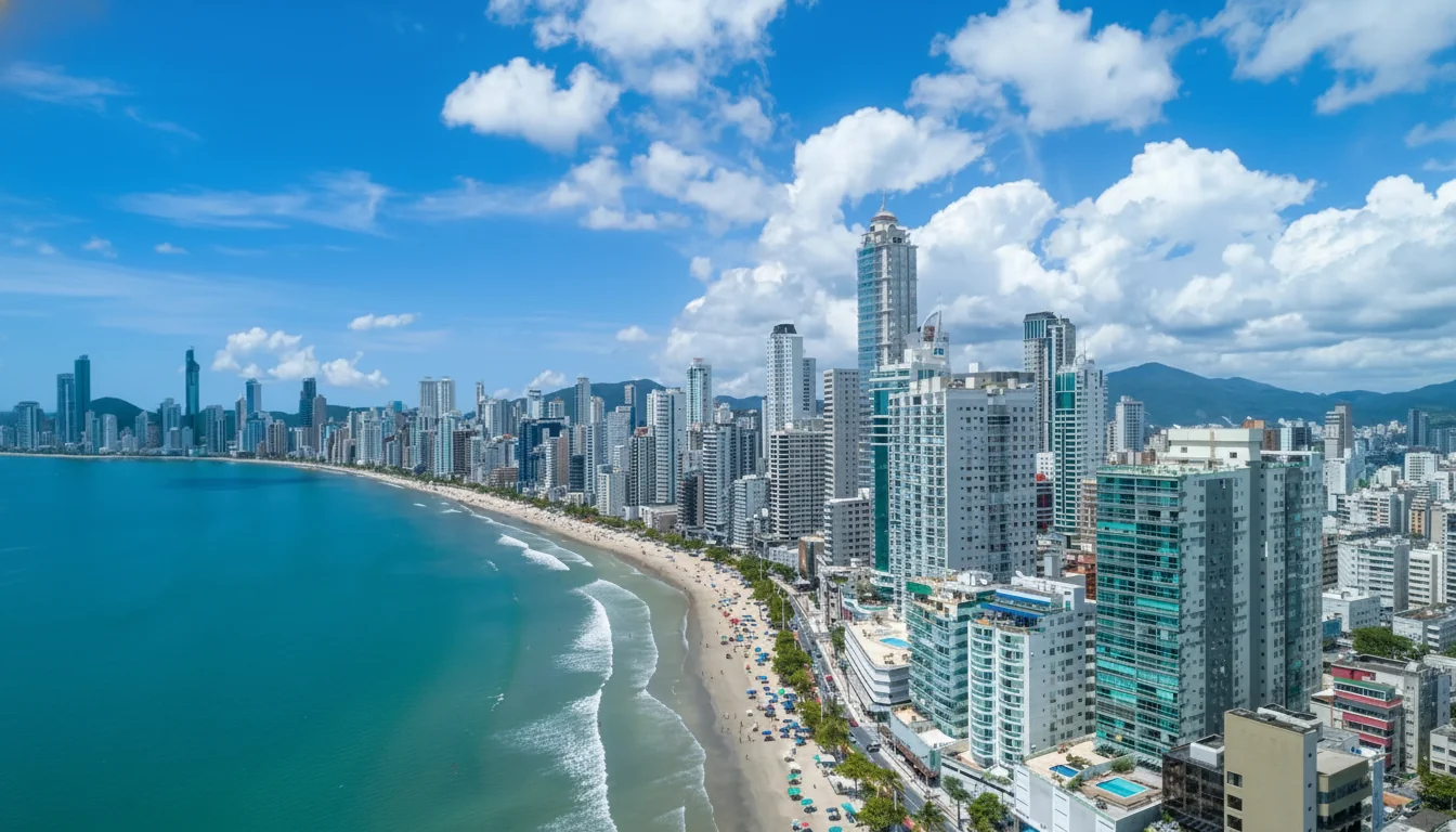 Imagem destaca as oportunidades de imóveis públicos em Balneário Camboriú